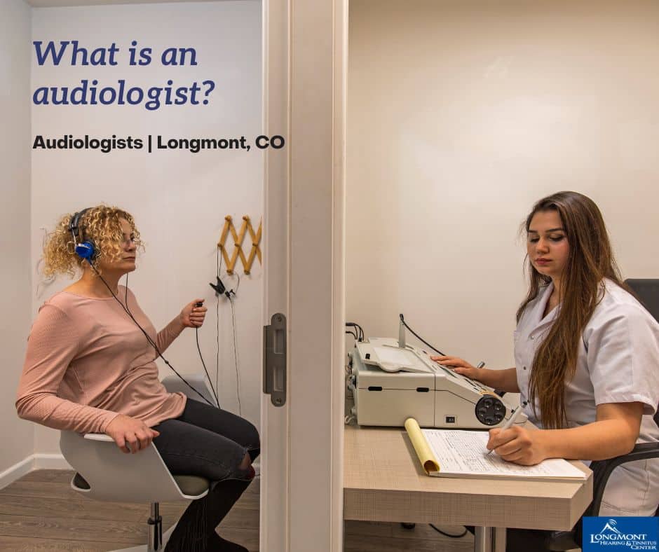 an audiologist